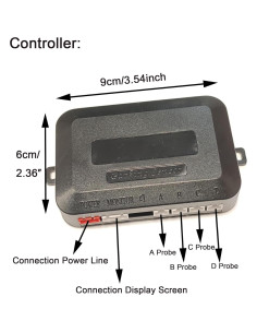 Sensor de Estacionamiento CYDZSW con Pantalla LED y 4 Sensores 2
