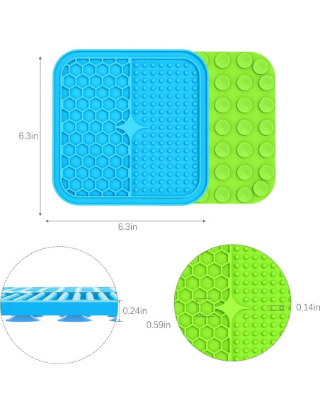 Alfombrilla de Lamer para Perros y Gatos MateeyLife 15.24cm