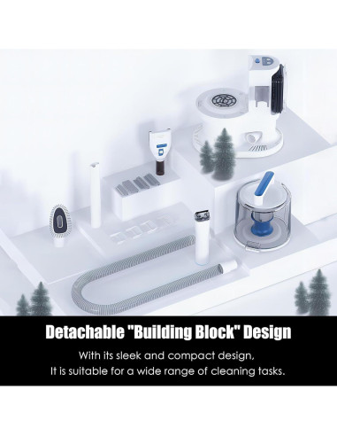 Kit de Aseo para Mascotas PROMOMO - Aspiradora 3.4L, 99% Pelo