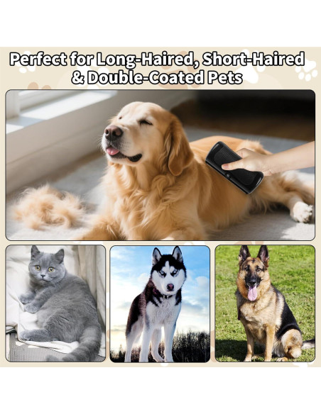 Cepillo Deshedding WVMOUJQ para Perros y Gatos - Elimina Pelo Suelto