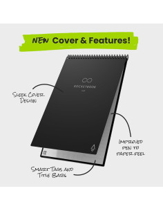 Bloc de Notas Inteligente Rocketbook Flip 15.24x22.35 cm Negro 2