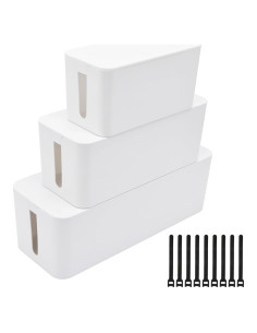 Caja Organizadora de Cables YaeCCC - Juego de 3 Tamaños