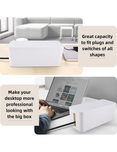 Caja Organizadora de Cables YaeCCC - Juego de 3 Tamaños