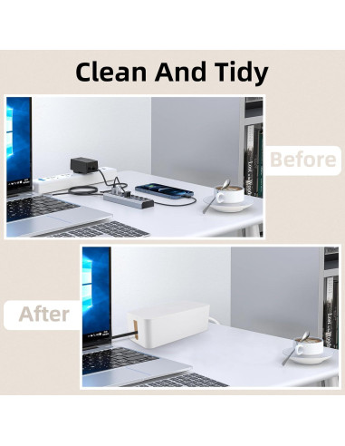 Caja Organizadora de Cables YaeCCC - Juego de 3 Tamaños