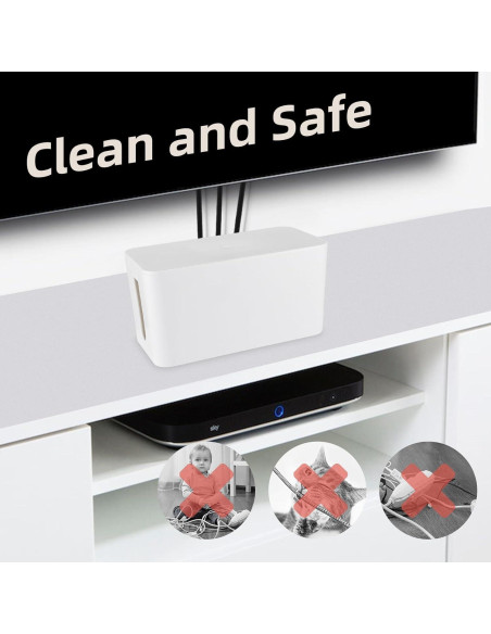 Caja Organizadora de Cables YaeCCC - Juego de 3 Tamaños