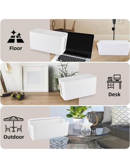 Caja Organizadora de Cables YaeCCC - Juego de 3 Tamaños