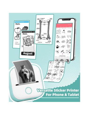 Impresora de Etiquetas Memoking T02 Mini Portátil Bluetooth