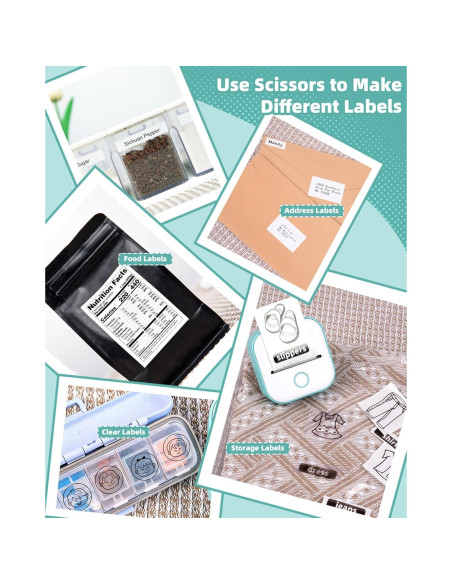 Impresora de Etiquetas Memoking T02 Mini Portátil Bluetooth Impresora de Etiquetas Memoking T02 Mini Portátil Bluetooth