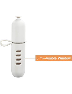 Atomizador de Perfume Rellenable Yeejok 5ml Aprobado TSA Blanco 2