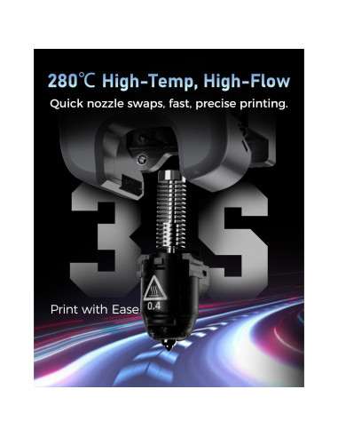 Impresora 3D Flashforge AD5M CoreXY 600mm/s Nivelación Automática