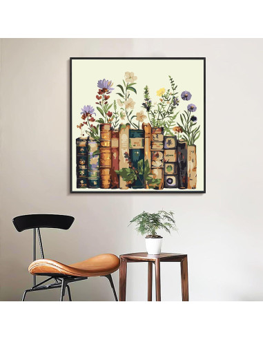 Kit de Pintura por Números Enmarcado Yezavesu 25.4x25.4 cm