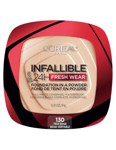 Base en Polvo L'Oreal Paris Infallible 24H Beige Verdadero 8.8 g
