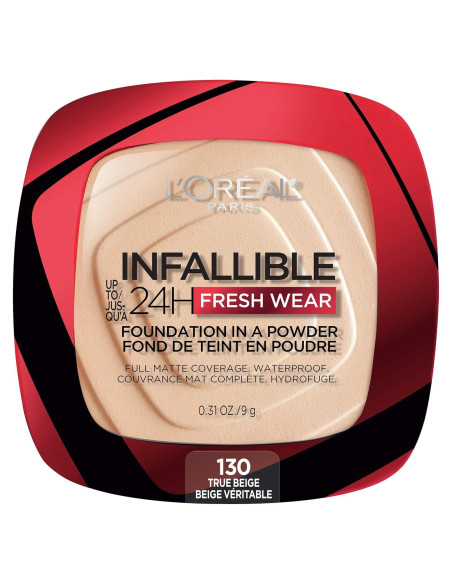Base en Polvo L'Oreal Paris Infallible 24H Beige Verdadero 8.8 g