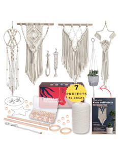 Kit de Macramé MIGO Creates para Principiantes - 112 Piezas
