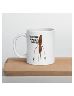 Taza de Cerámica Marcus el Gusano 11oz/15oz Humor Surrealista