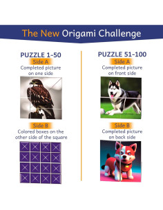 Kit de Rompecabezas de Origami Puzzlefold - 100 Desafíos 2