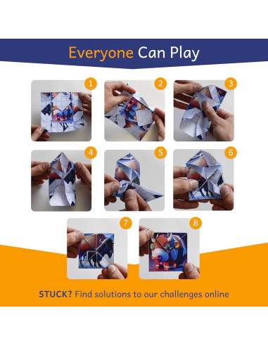 Kit de Rompecabezas de Origami Puzzlefold - 100 Desafíos
