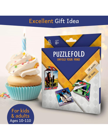 Kit de Rompecabezas de Origami Puzzlefold - 100 Desafíos