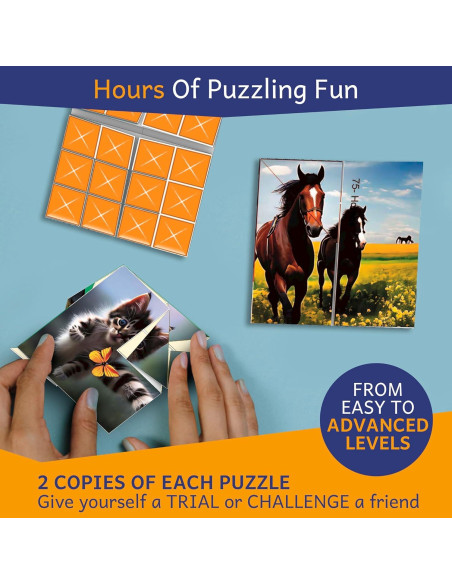 Kit de Rompecabezas de Origami Puzzlefold - 100 Desafíos