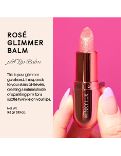 Bálsamo Labial Glimmer Winky Lux - Hidratante pH Rosado 3.6g 2