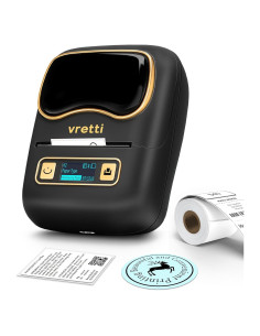 Impresora de Etiquetas Térmica Vretti K2 Bluetooth 2" Negra