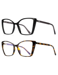 Gafas de Bloqueo Luz Azul JFXQDR RF6204 Mujeres Ojo de Gato