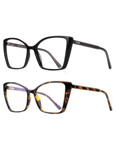 Gafas de Bloqueo Luz Azul JFXQDR RF6204 Mujeres Ojo de Gato
