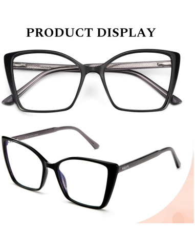 Gafas de Bloqueo Luz Azul JFXQDR RF6204 Mujeres Ojo de Gato