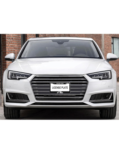 Marco de Placa de Licencia Aluminio LBHGUJGUG 31x16 cm 2 Piezas