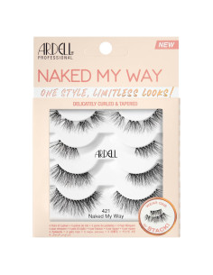 Pestañas Naturales Ardell Naked 421 - 4 Pares Ultra-Ligeras
