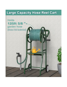 Carro Enrollador de Manguera Artigarden Verde 38.1 m con Canasta 2