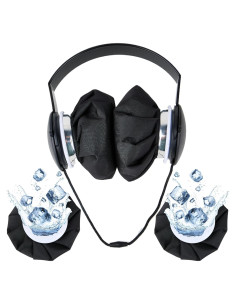 Enfriador de Cuello Promilove Negro Reutilizable para Verano e Invierno