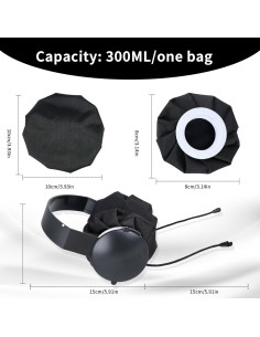 Enfriador de Cuello Promilove Negro Reutilizable para Verano e Invierno 2