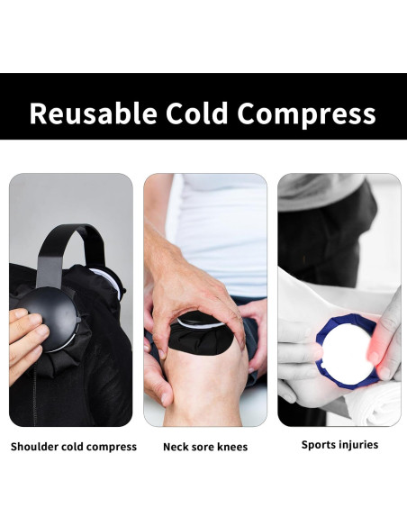 Enfriador de Cuello Promilove Negro Reutilizable para Verano e Invierno