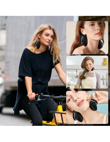 Enfriador de Cuello Promilove Negro Reutilizable para Verano e Invierno