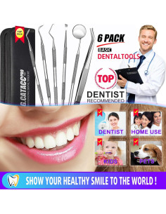 Kit de Herramientas Dentales G.CATACC 6 Piezas con Estuche 2