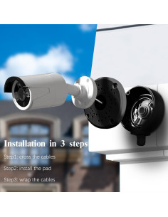 Caja de Conexión Universal OOSSXX para Cámara de Seguridad IP66 2