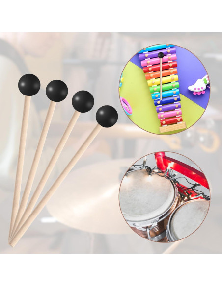 Conjunto de 4 Martillos de Percusión de Goma para Niños