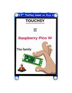 Pantalla Táctil LCD 3.2" Touchsy para Raspberry Pi Pico W