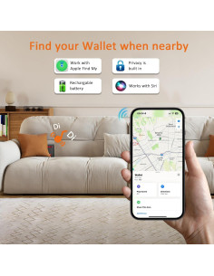 Billetera inteligente SAMRT CC con rastreador Bluetooth iOS 2