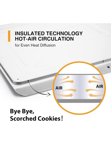 Bandeja para Galletas HONGBAKE 40.6x35.6cm Antiadherente