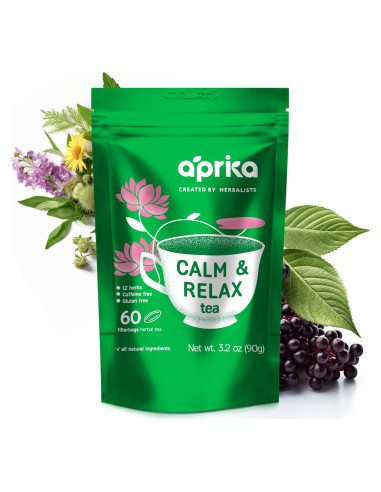Té Herbal Calmante AprikaLife - 60 Bolsitas Sin Cafeína