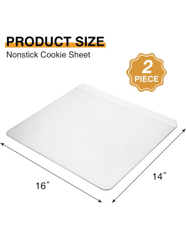Bandeja para Galletas HONGBAKE 40.6x35.6cm Antiadherente