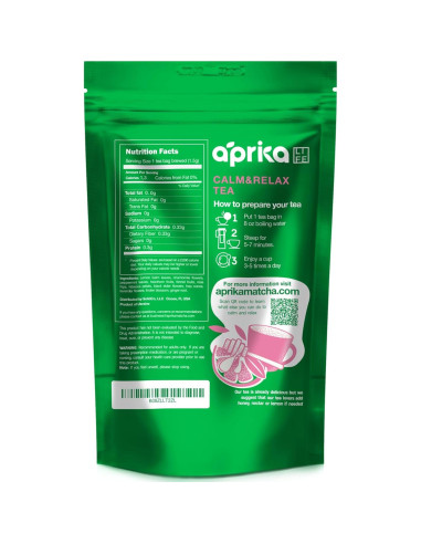 Té Herbal Calmante AprikaLife - 60 Bolsitas Sin Cafeína