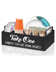 Soporte de Platos de Papel Lzhevsk Organizador de Utensilios