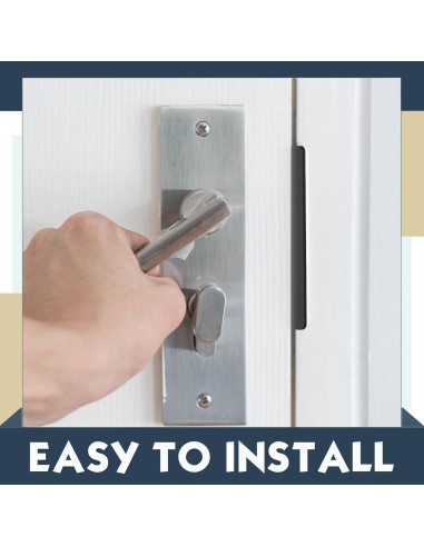 Placas de Golpe de Acero Inoxidable Tandefio 4 Pcs 12.4 cm