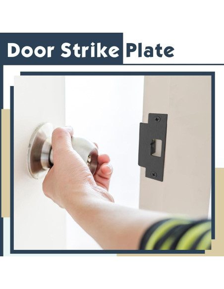 Placas de Golpe de Acero Inoxidable Tandefio 4 Pcs 12.4 cm