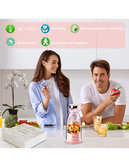 Licuadora Portátil Eléctrica BEBESIRI 350ml Jugo y Smoothies Licuadora Portátil Eléctrica BEBESIRI 350ml Jugo y Smoothies