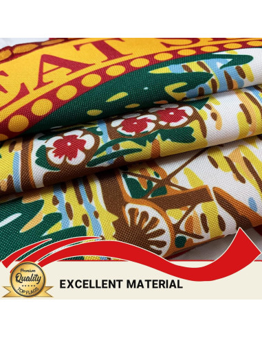 Bandera de Florida Topflags 1.22x1.83 m Bordada con Ojetes