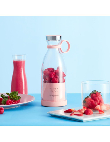 Licuadora Portátil Eléctrica BEBESIRI 350ml Jugo y Smoothies